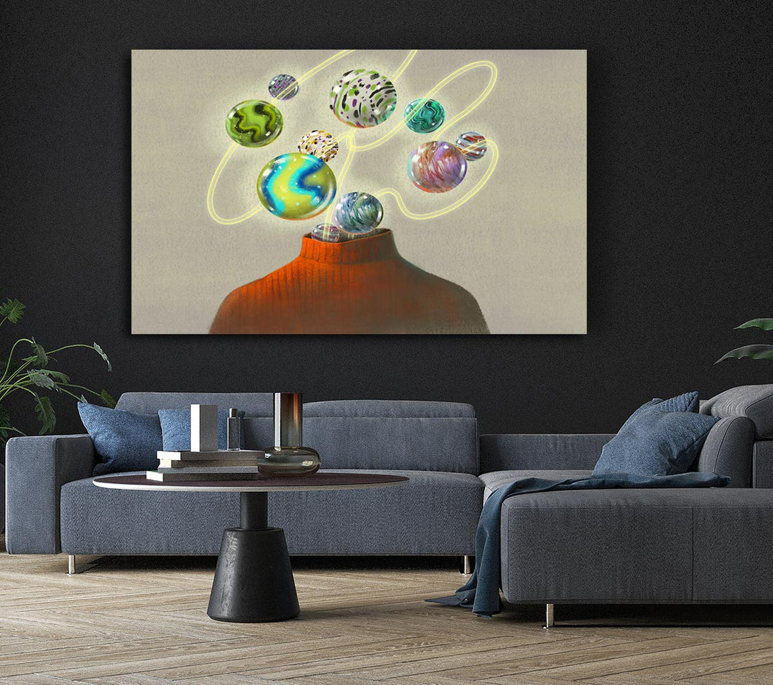  A Canvas Print of Head Of The Universe Canvas Print