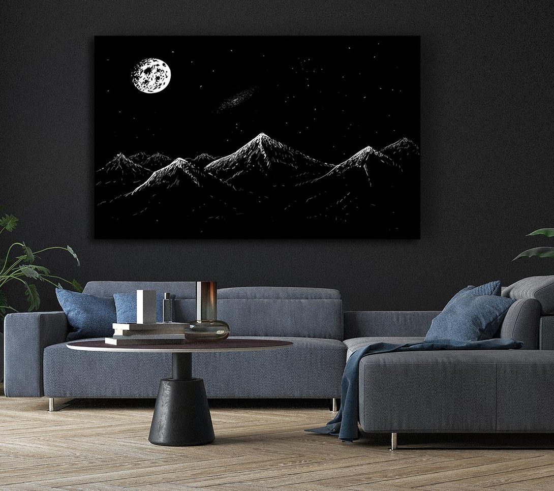  A Canvas Print of The Dark Side Of The Planet Canvas Art