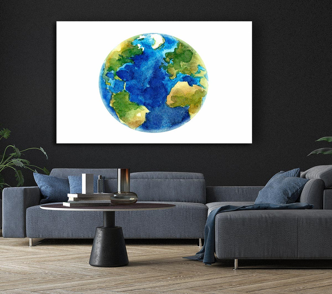  A Canvas Print of Our Planet Canvas Print