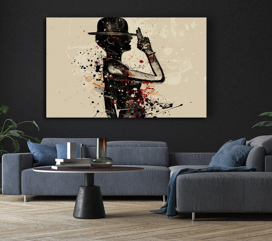  A Canvas Print of Ready To Dance Canvas Wall Art