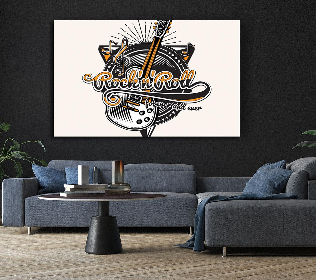  A Canvas Print of Rock N Roll Fifties Canvas Print