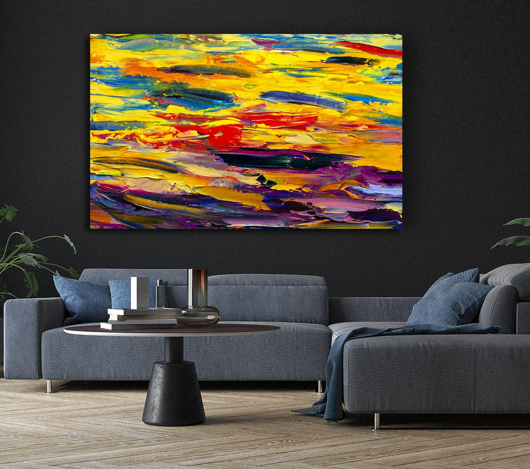  A Canvas Print of Thick Strokes Impressionism Canvas Print