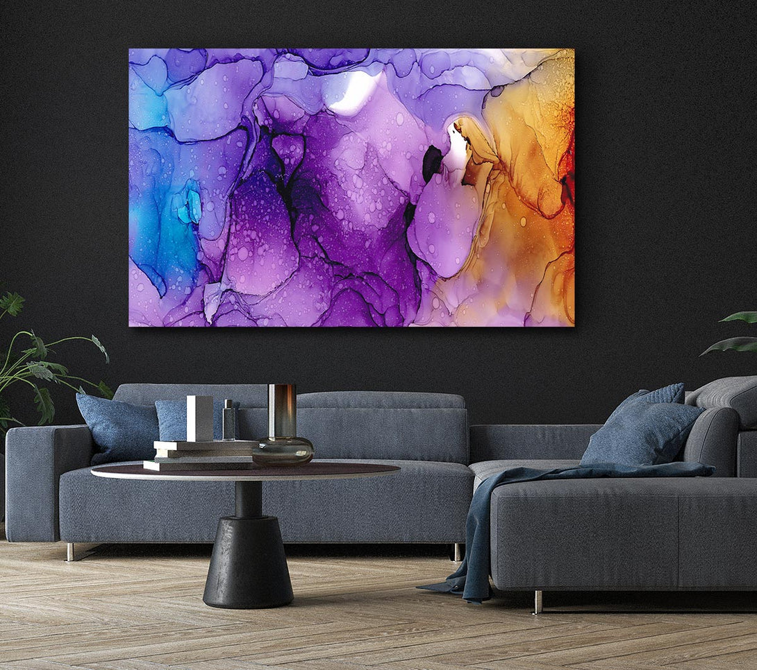  A Canvas Print of Water And Oil Submerse Canvas Print