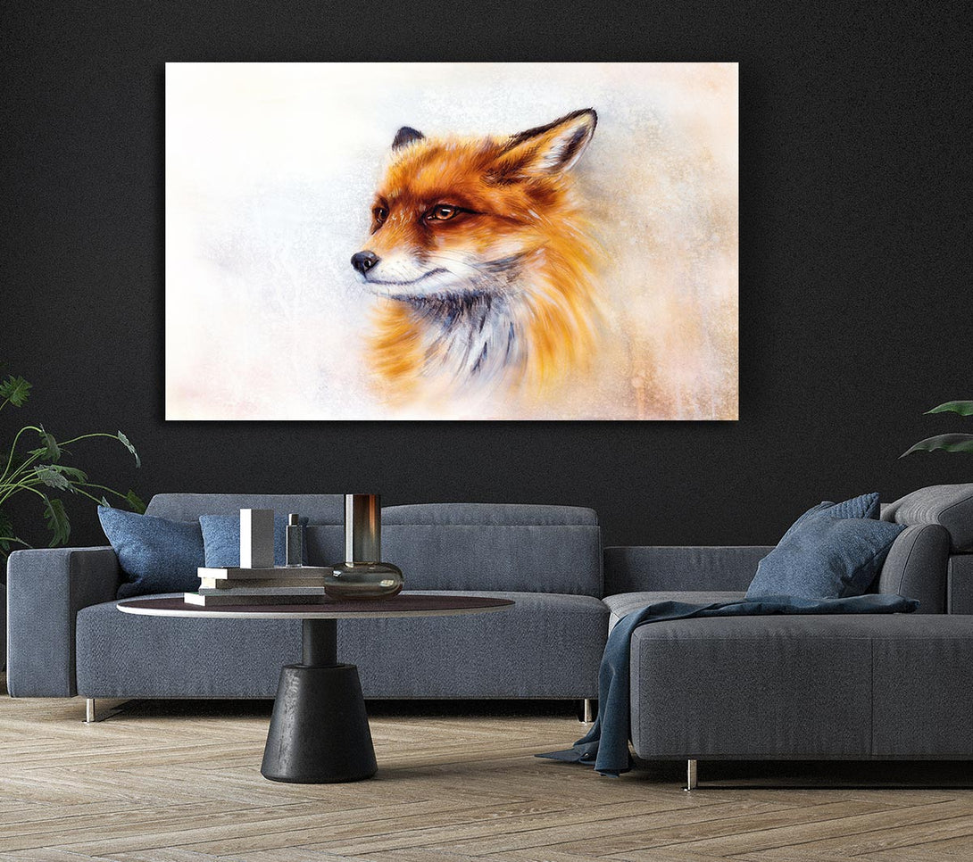  A Canvas Print of Fox Head Beauty Canvas Wall Art