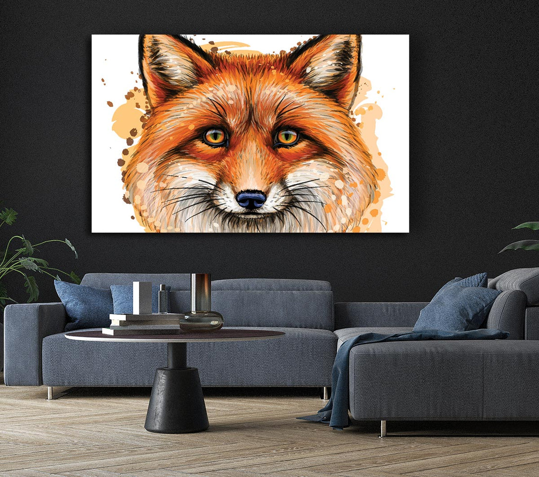  A Canvas Print of The Ginger Fox Canvas Print