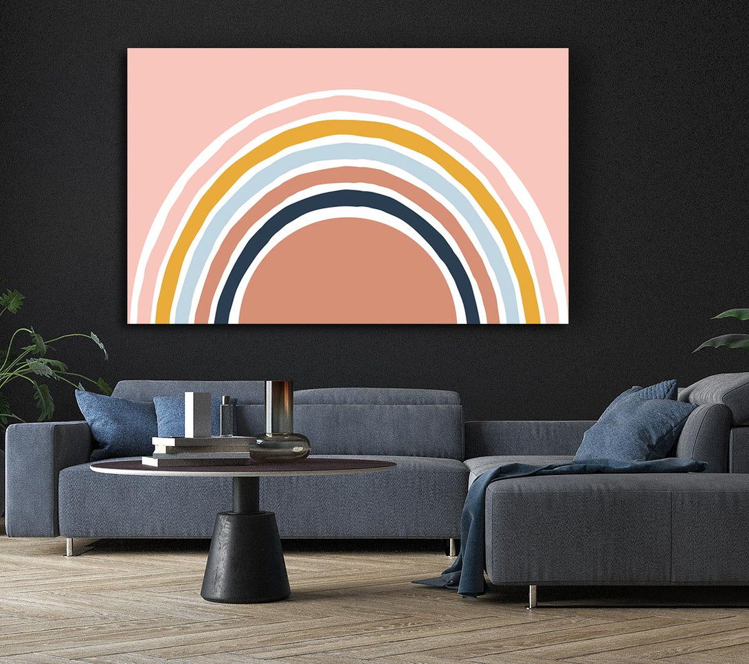  A Canvas Print of The Contemporary Rainbow Canvas Wall Art