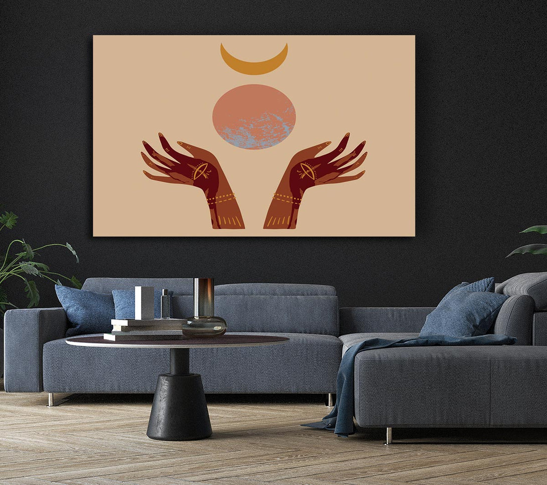  A Canvas Print of Planetary Allignment Canvas Wall Art