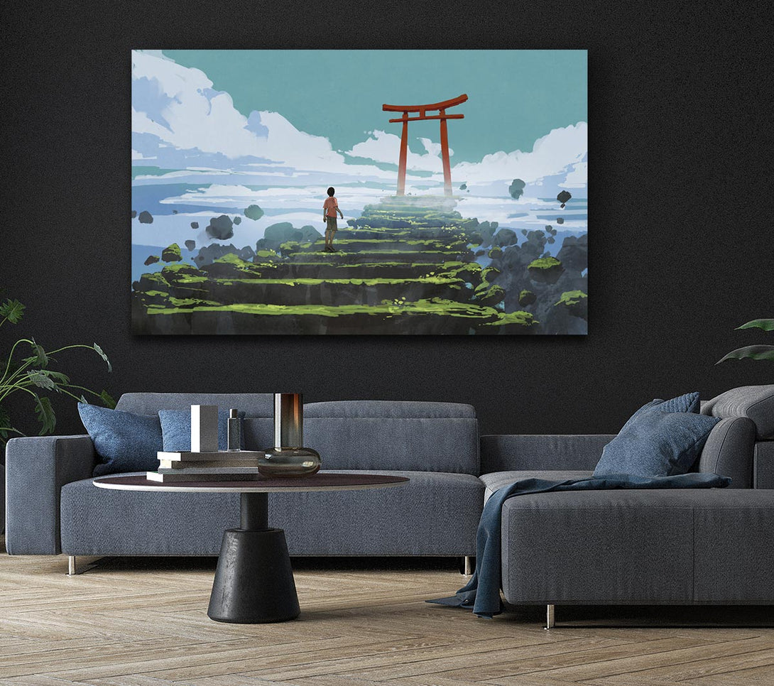 A Canvas Print of The Sky Temple Canvas Print