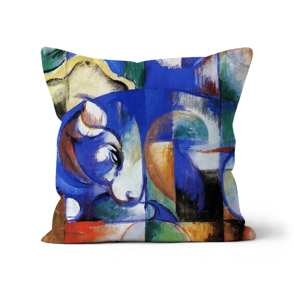 Das klassische Kissen der blauen Kuh-Art