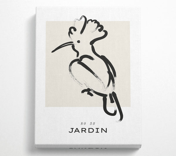  A Canvas Print of Bohemian Bird Canvas Wall Art