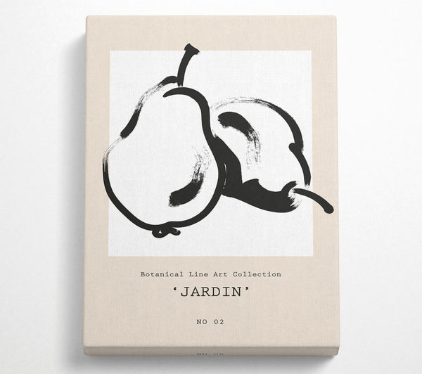  A Canvas Print of Pears Jardin Canvas Print