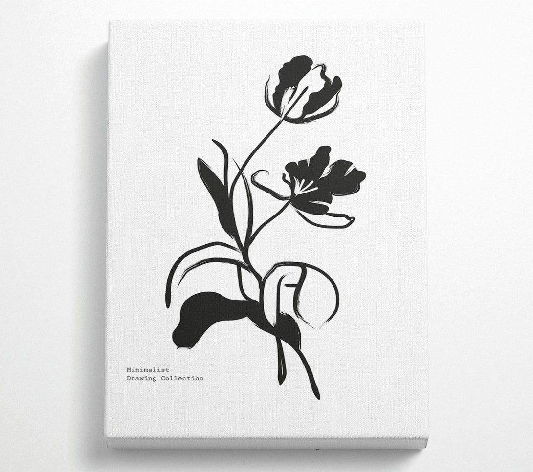  A Canvas Print of Simple Flowers Canvas Art
