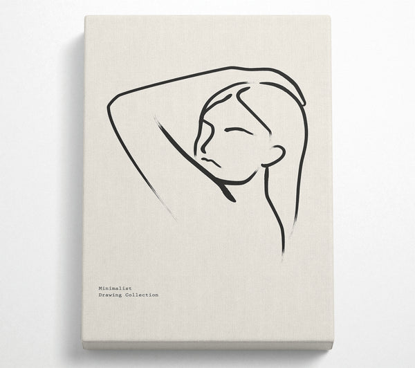  A Canvas Print of Hand Over Head Canvas Print