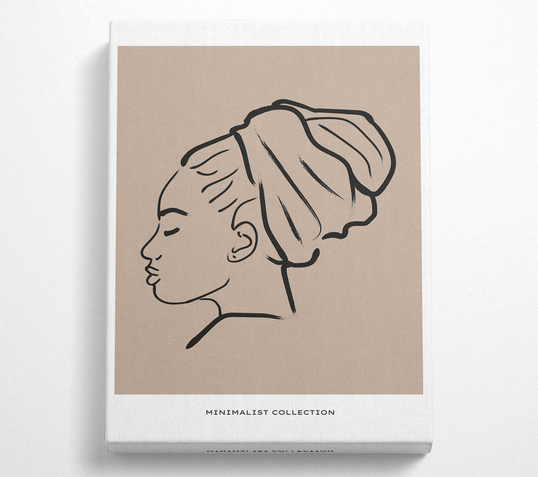  A Canvas Print of Head Wrap Canvas Wall Art