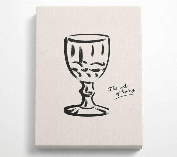  A Canvas Print of From The Cup Canvas Print
