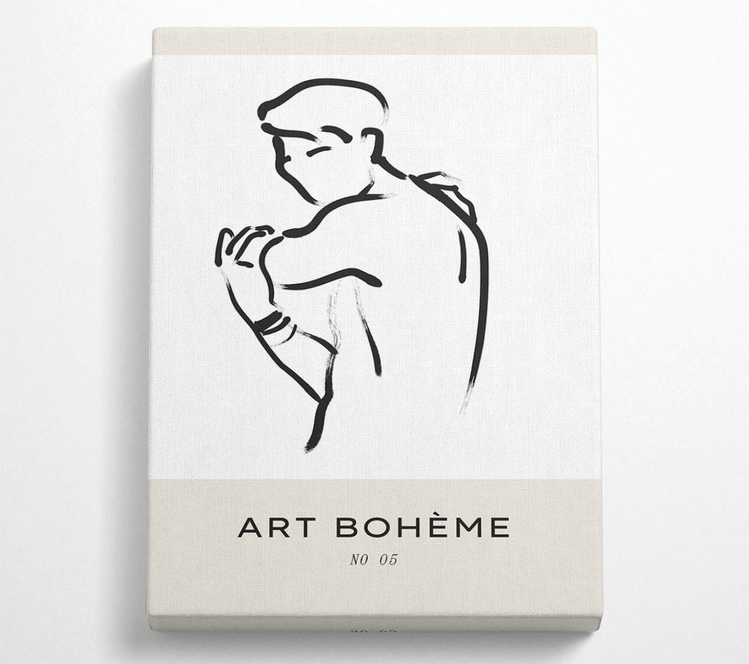  A Canvas Print of Over The Shoulder Canvas Print