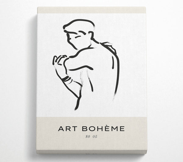  A Canvas Print of Over The Shoulder Canvas Print