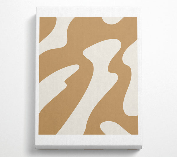  A Canvas Print of Flow Of Shapes Canvas Art