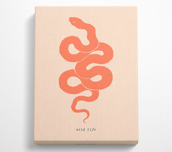  A Canvas Print of Flash Snake Canvas Art