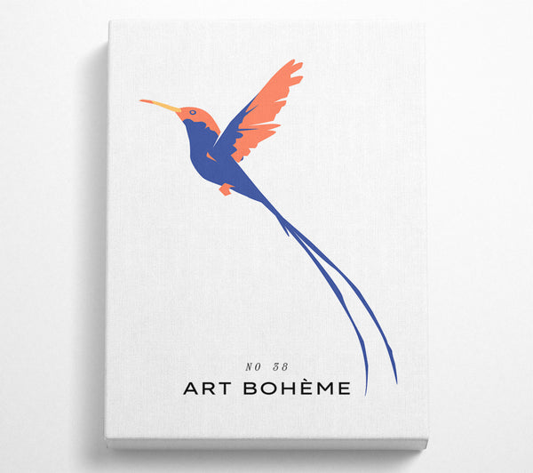  A Canvas Print of Hummingbird Flight Canvas Print
