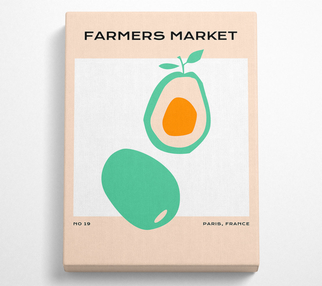  A Canvas Print of Avocado At The Farmers Market Canvas Art