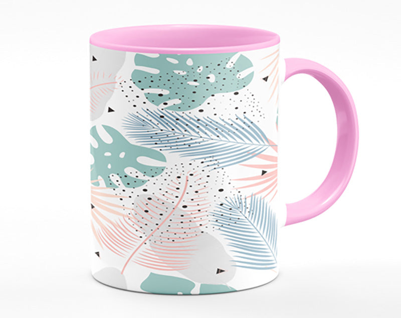 The Modern Cheese Plant Pattern Mug