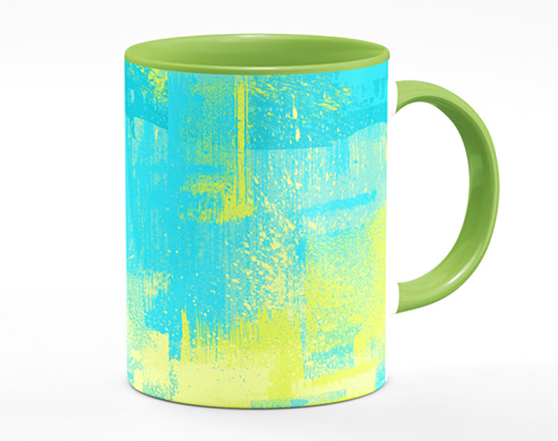 Vivid Blue Aqua Paint Mug