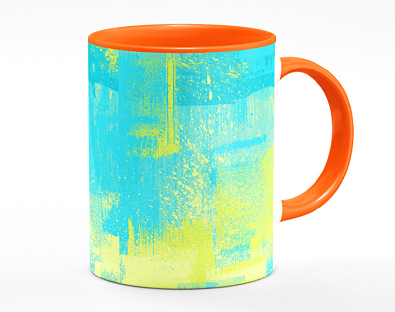 Vivid Blue Aqua Paint Mug