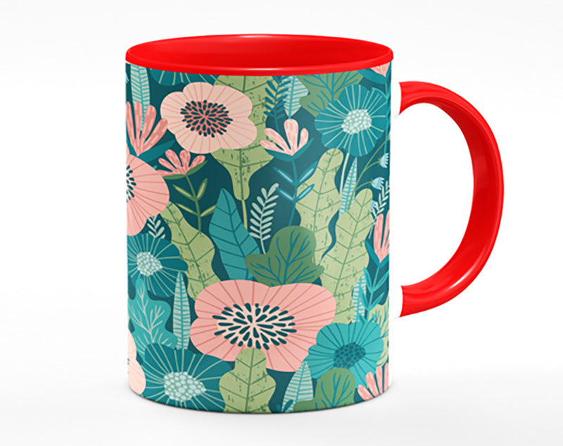 Modern Flower Beauty Mug