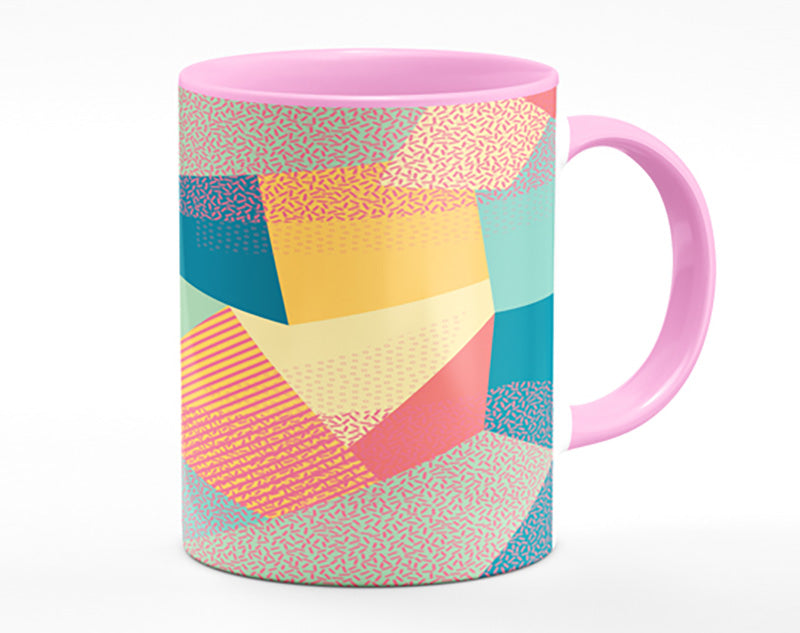 Abstract Triangles Mug